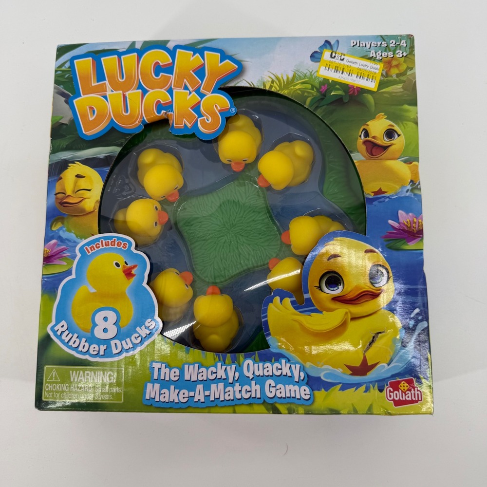 Goliath Lucky Ducks The Wacky Quacky Make-A-Match Game 2-4 Players Ages 3+